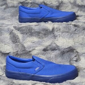 NWB Vans Classic Slip-On in Translucent Blue w/ dark soles youth 3/‎ 5 womens